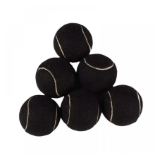 6x Bolas de Tênis Bolas de Treinamento para Cães Bolas de Tênis Bolas Elásticas Profissionais Resistente ao Desgaste para Iniciantes em Espo