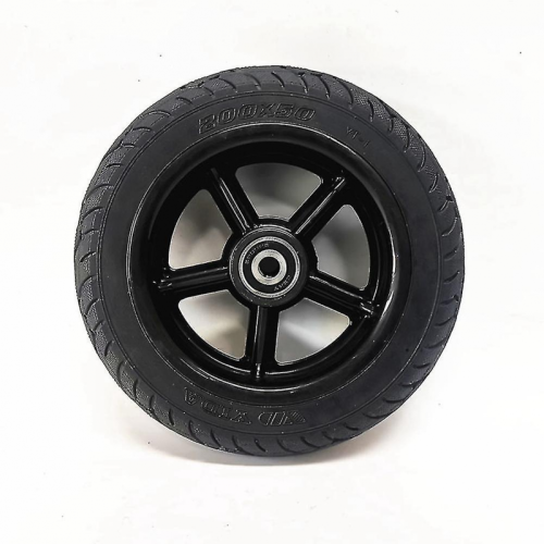 Roda de pneu sólido 200x50 compatível com scooter elétrica, roda sólida de 8 polegadas - subaoe 2