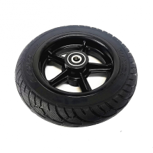 Roda de pneu sólido 200x50 compatível com scooter elétrica, roda sólida de 8 polegadas - subaoe
