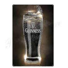 Guinness Vintage Metal Signs for Wall Decor Plates Of Bar, Pub, Club