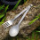 Lixada Lightweight Titanium Dinner Fork and Spoon 8