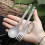 Lixada Lightweight Titanium Dinner Fork and Spoon 4