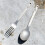 Lixada Lightweight Titanium Dinner Fork and Spoon 15