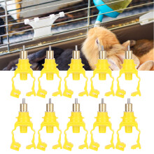 11 Stück Kaninchen-Tränkenippel Brunnenschläuche Langlebig G1/2 Automatischer Trinker