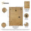 (40x60 CM) Thin Matt Oak Picture Frame / Wall Art Frames / Flat Wooden Effect Poster Frame 4