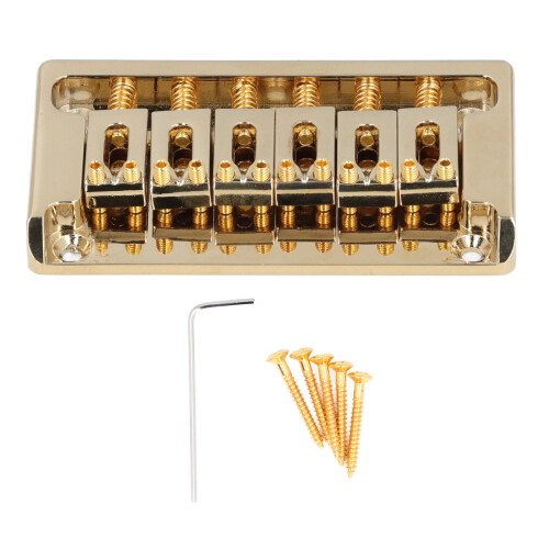 Kit de pont à 6 cordes doré, espacement des cordes de 52,5 mm 1