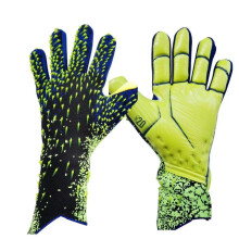 Goalkeeper Gloves for Adults and Kids, 6 Size, Black and Green, Anti-Slip, Breathable, Strong Grip Training Gloves