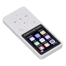 Tragbarer MP3-Player mit 1,8-Zoll Farbdisplay, 16 GB, BT 5.0, HiFi-Sound, Weiß