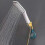 Shower Head Holder Punch-Free Adjustable 1