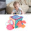 Baby Soft Cube Soothing Hand Rattle Ball Soft Rich 12