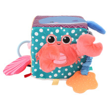 Baby Soft Cube Soothing Hand Rattle Ball Soft Rich
