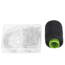 Durable C Curved Needles & T Pins for Hair Styling and Craft Projects