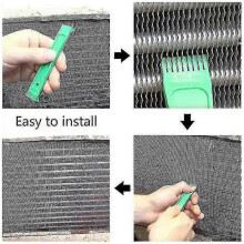 6Pcs Fin Comb Set Straighten Evaporator Condensor Cleaning Brush Compatible with Air Conditioner -