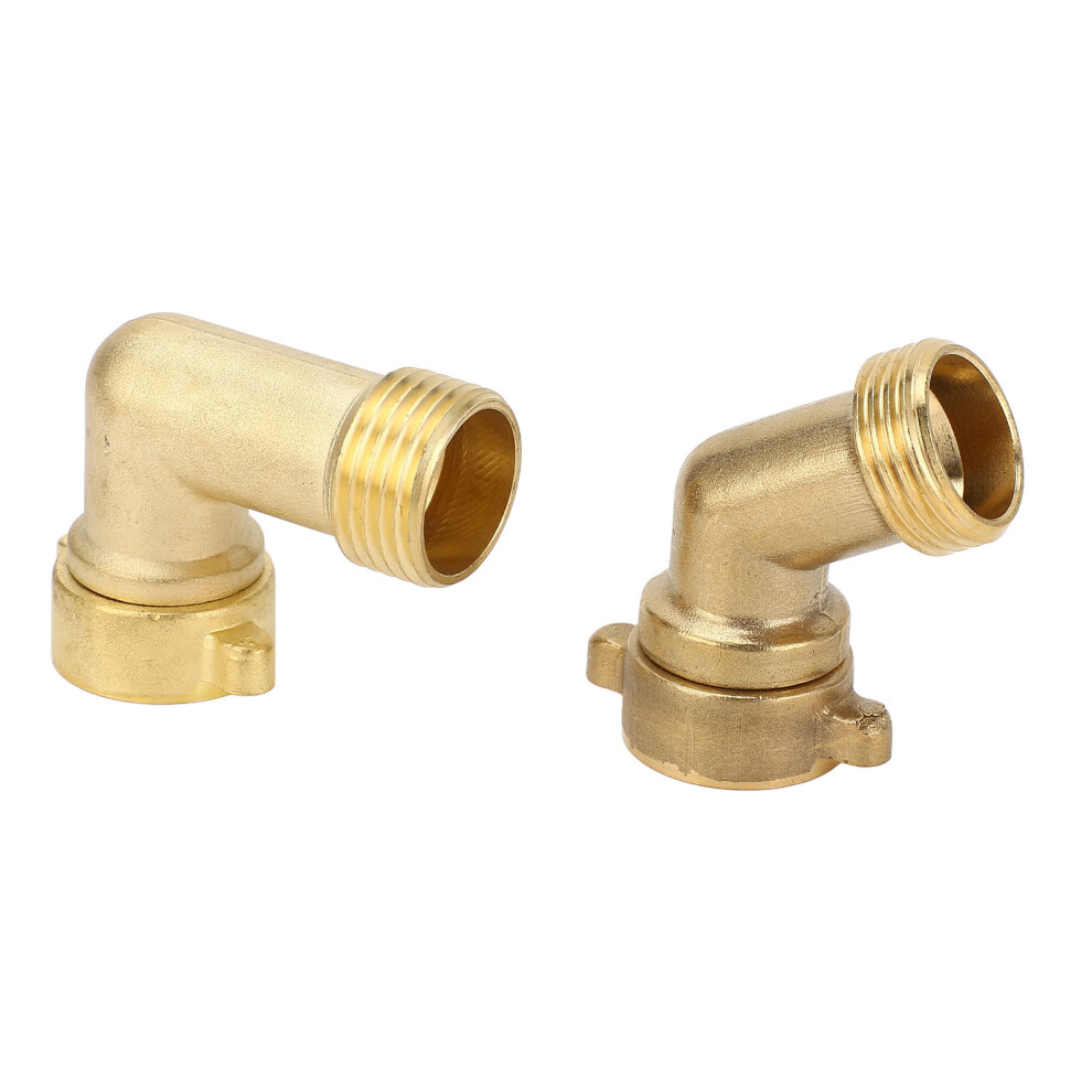 45/90 Degree Rv Water Hose Elbow Adapter, Sturdy Abs Metal Connector 4671347058168