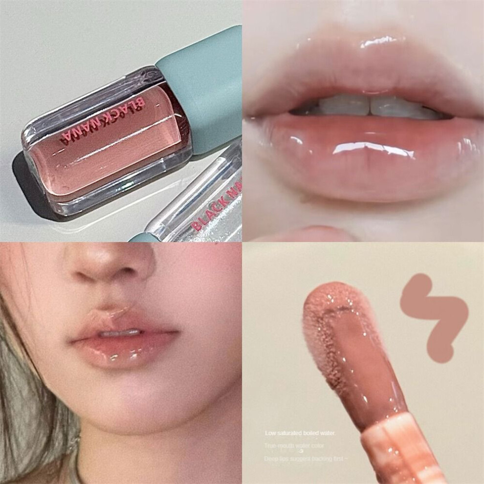 (Type#2) Korean-made Bubble Bright Lip Gloss With Flash Mirror Moisturizing Doodle Lips-image-OPC-PKCR6DH-NEW
