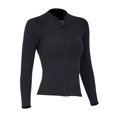 2mm Neoprene Men Women Diving Top with Front 2