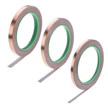 DIY Tools Accessories Copper Foil Tape 6mm 8mm 10mm for EMI EMF RFI Shielding Conductive Adhesive 20m Length