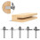 Ergonomic T Handle Cutter Featuring Black-T shaped knife 14532 3