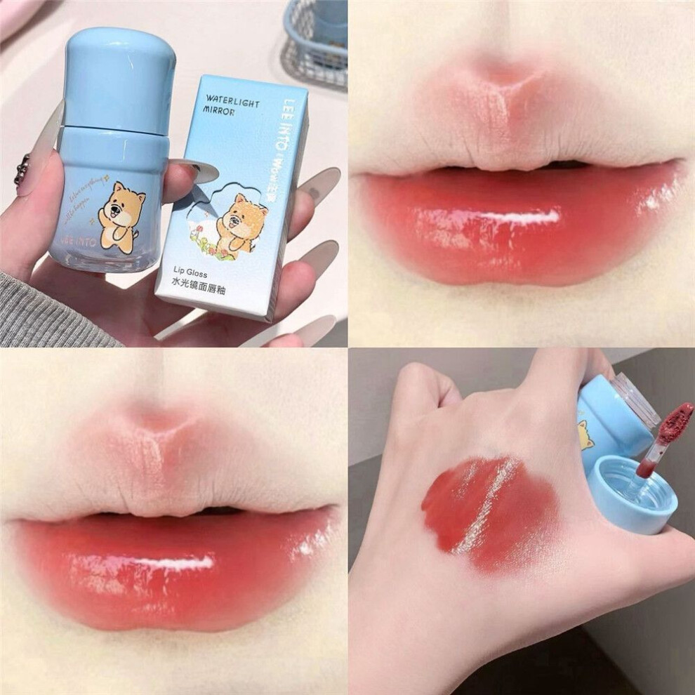 (Type#3) Leeinto Wangou Limited Edition Water Mirror Lip Glaze Moisturizes Lips Without-image-OPC-PKCR867-NEW