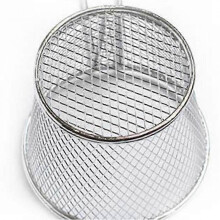 Kitchen Stainless Steel Chips Wire Fine Mesh Oil Strainer Colander Sifter Sieve