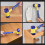Portable Double Face Rubber Hammer With Removable Handle-25mm 6