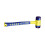 Portable Double Face Rubber Hammer With Removable Handle-25mm 1