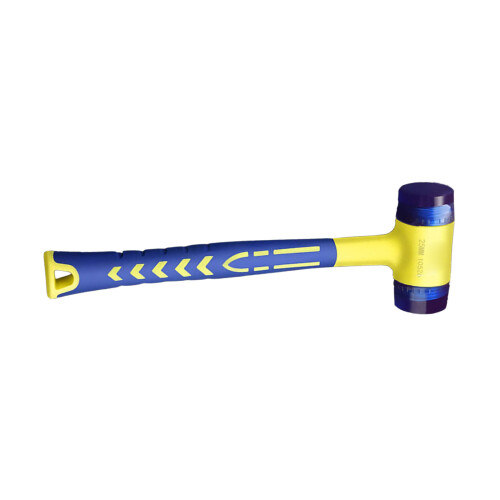 Portable Double Face Rubber Hammer With Removable Handle-25mm