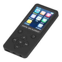 1,8" Farbdisplay MP4-Player 32 GB Bluetooth 5.0 Musik & Video Schwarz