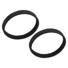 2Pcs Planer Driver Belts Durablely for Models-F20 belt black
