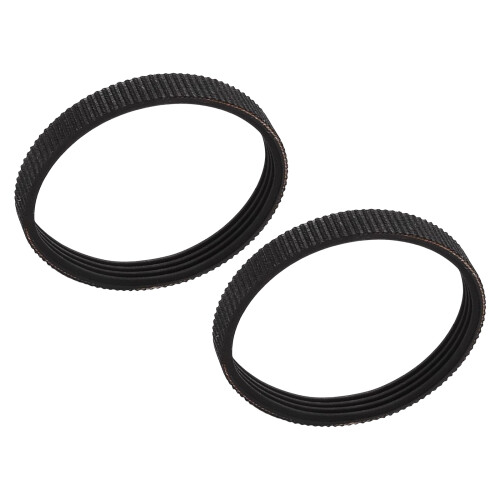 2Pcs Planer Driver Belts Durablely for Models-F20 belt black