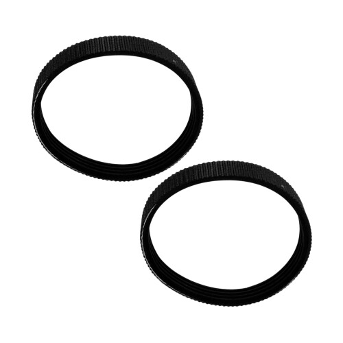 2Pieces High Strength Planer Driver Belt For 1900B-1900B black