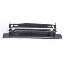 License Plate Frame Adjustable Universal Carbon Fiber Style for Automobile DIY Modification