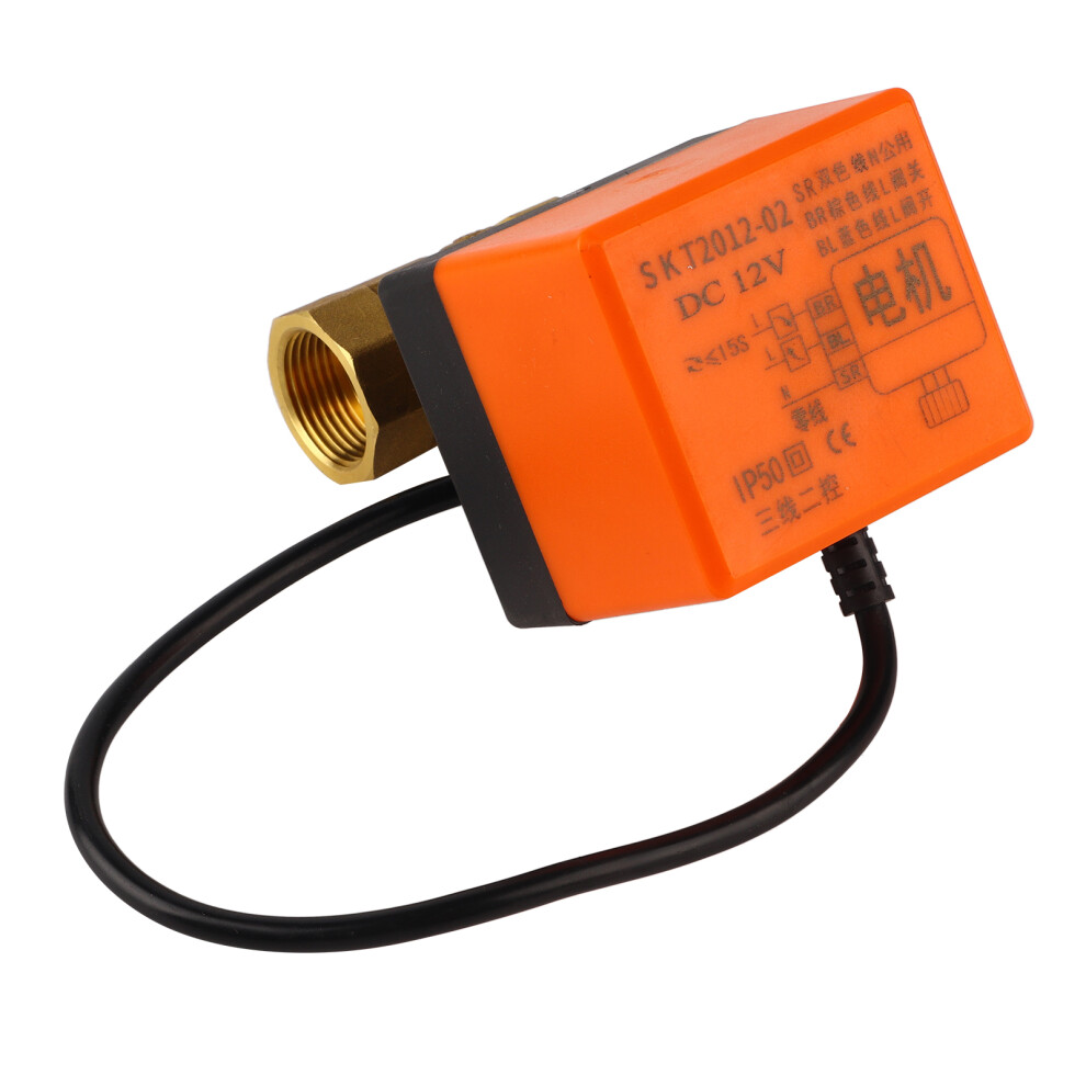 DC12V G3/4" DN20 2 Way Brass Motorized Actuator