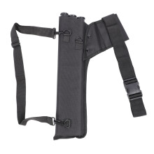 Adjustable Black Archery Quiver for 3 Arrows, Belt Mount, Durable Oxford Weatherproof