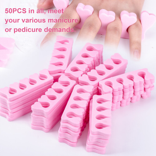 50PCS Soft Sponge Finger Toe Separator Divider 2