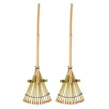 2pcs 19.6 Inch Bamboo Rake for Sand Pattern Japanese Landscaping Tool