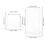 4pcs Acrylic Quilting Templates Rectangle Rulers Sewing Craft Tool 2