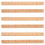 6pcs 12 Inch Bamboo Dual Scale Ruler Measuring Tool 1