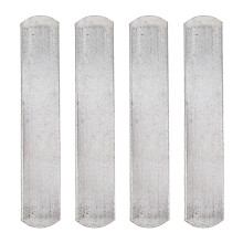 4pcs 300g Weighted Steel Plates for Fitness Vest Workout