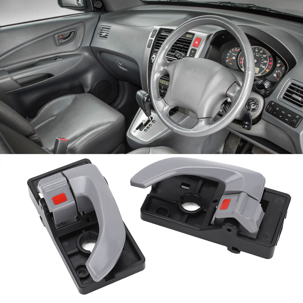 Interior Door Handle Set For Tucson Jm 2005-2009 Abs Includes 4 Handles 9351347088482