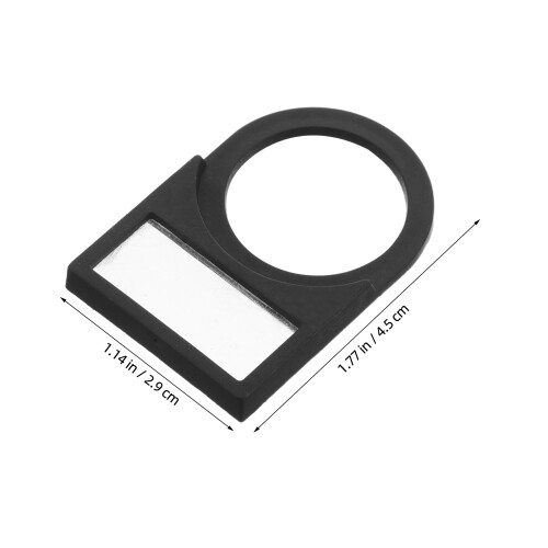 100pcs Black Plastic Push Button Switch Identification Tags 1