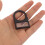 100pcs Black Plastic Push Button Switch Identification Tags 4