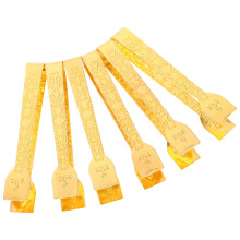 6pcs Charcoal Briquettes Tongs Incense Clamp Engraved Handle Metal