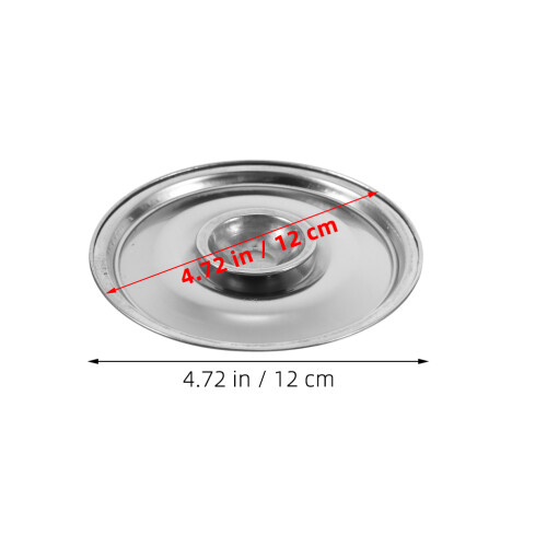 12cm Stainless Steel Mini Universal Pot Lid for Kitchen Use 2