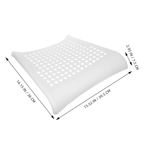 Pegboard Chair Seat Board 15.5x14x3" Plastic Waterproof 1