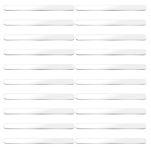 20pcs Clear Acrylic Popsicle Sticks for Crafts