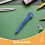 2pcs Mini Aluminum Alloy Compass Ruler for Precision Circle Drawing 8