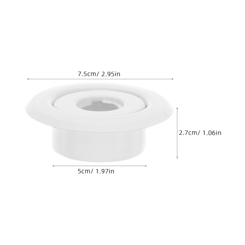 4pcs 1/2" Fire Sprinkler Escutcheon Covers Recessed for Ceilings 2