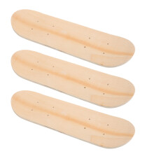 3pcs 7-Ply Wooden Double Tail Blank Skateboard Decks