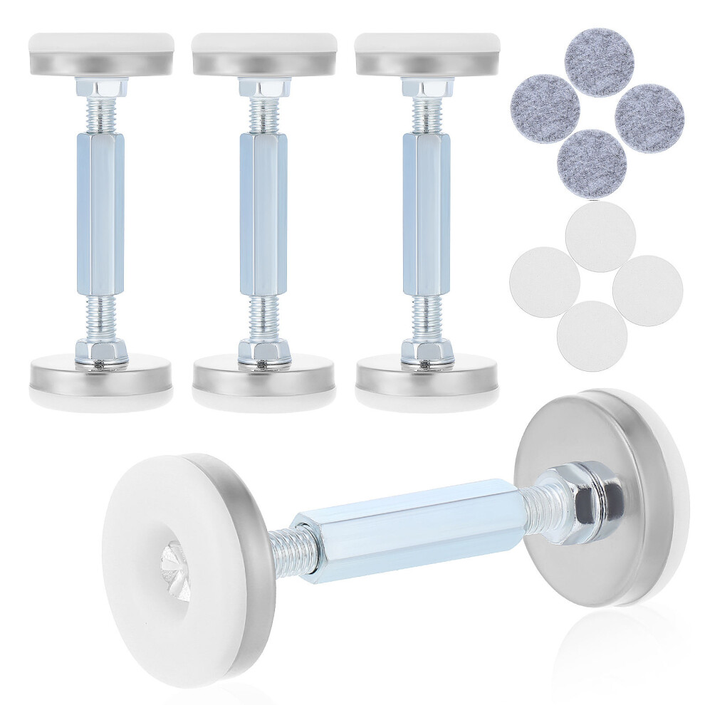 4Pcs Adjustable Threaded Headboard Stabilizers Metal Bed Fixer 3191694451081